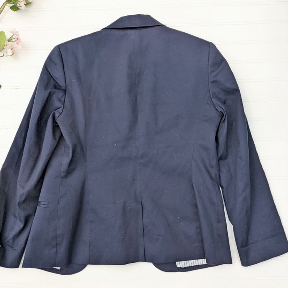 Navy Nine West Blazer Sz 2 - Picture 2 of 5